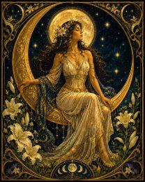 Moon Goddess - Wiccan and Pagan Artwork