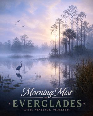 Morning Mist - Everglades National Park Art Print