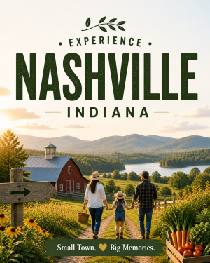 Nashville Indiana - Agri-Tourism Art Print