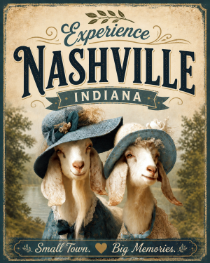 Nashville Indiana - Goat Sisters Agri-Tourism Art Print