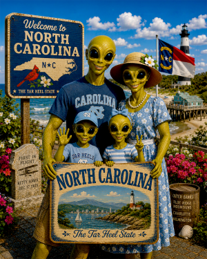 North Carolina - Alien Family - Worth the Trip