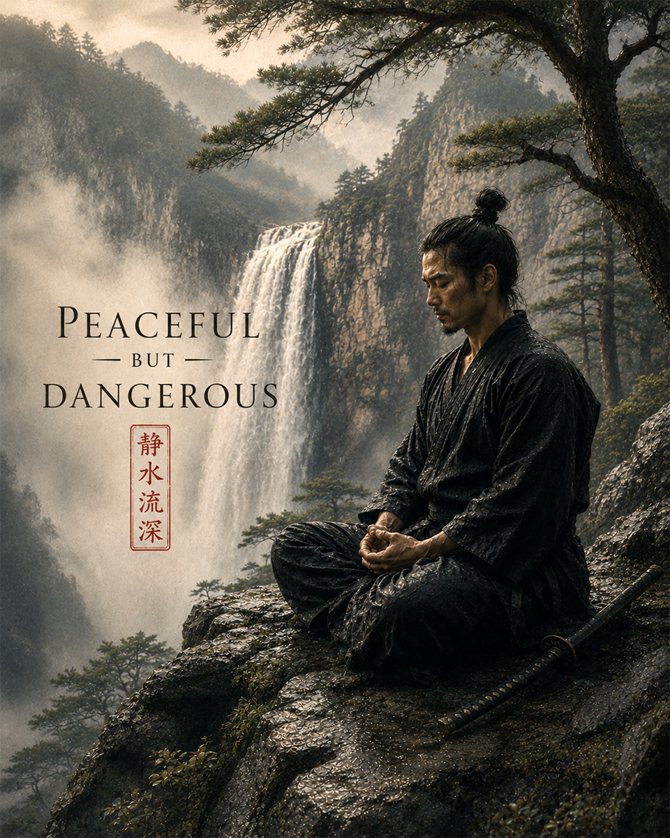 Peaceful But Dangerous - Martial Arts Artwork