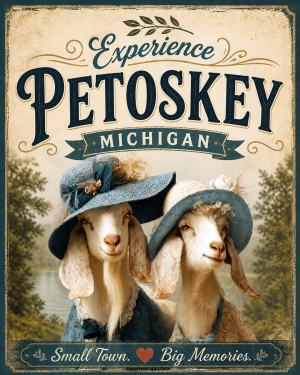 Petoskey Michigan - Goat Sisters Agri-Tourism Art Print