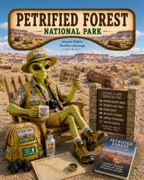 Petrified Forest National Park Souvenir Art Print