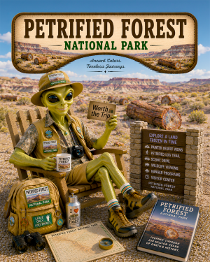 Petrified Forest National Park Souvenir Art Print