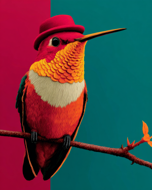 Pip from Toronto - Humingbird Art Print
