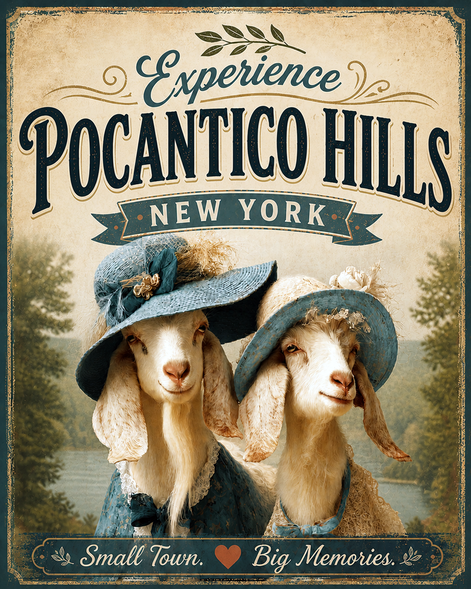 Pocantico Hills - Goat Sisters Agri-Tourism Art Print