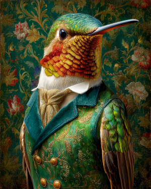 Proud Bird - Humingbird Art Print