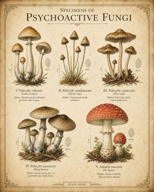 Psilocybin Mushroom Chart