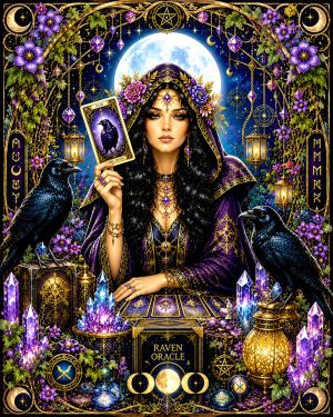 Raven Oracle - Wiccan and Pagan Artwork