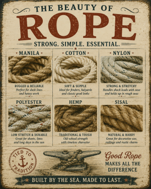 Rope Chart - Coastal Nautical Nostalgia