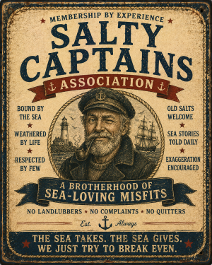 Salty Captains Association - Coastal Nautical Nostalgia
