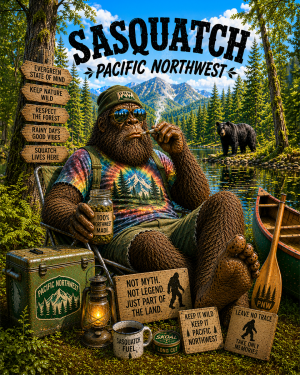Sasquatch - Bigfoot Wall Art