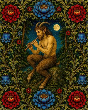 Satyr - Art Nouveau Fantasy Artwork