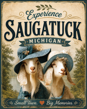 Saugatuck Michigan - Goat Sisters Agri-Tourism Art Print