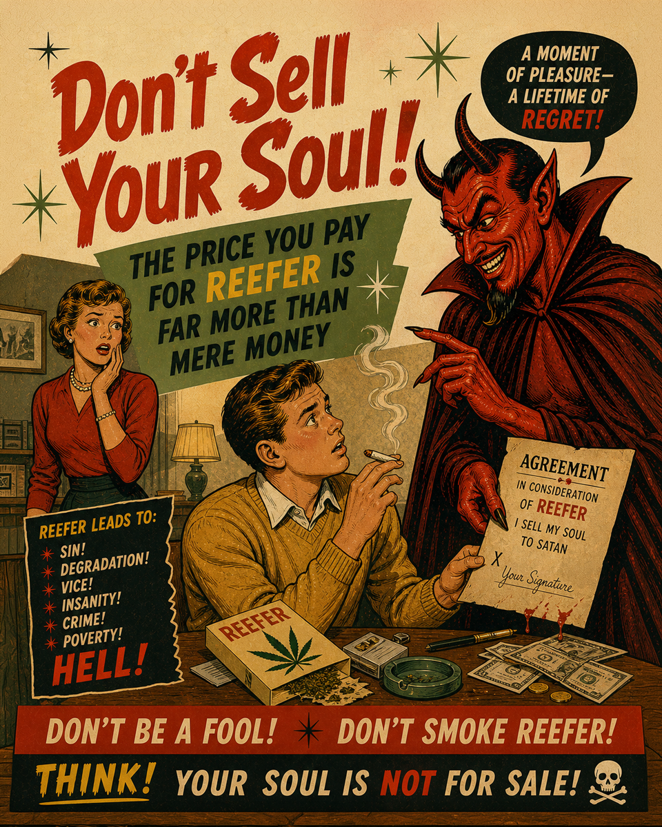 Sell Your Soul - Marijuana Poster