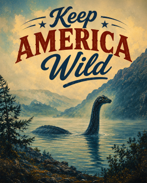Serpent - Keep America Wild Art Print - Americana Nature Artwork