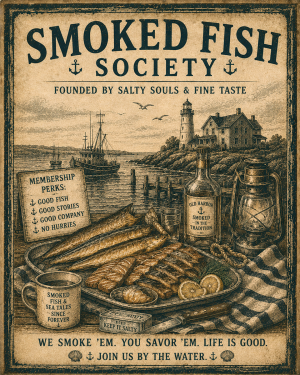 Smoked Fish Society - Coastal Nautical Nostalgia