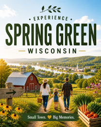Spring Green Wisconsin - Agri-Tourism Art Print