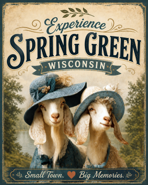 Spring Green Wisconsin - Goat Sisters Agri-Tourism Art Print