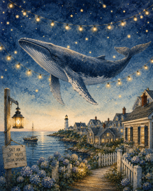 Surreal Whale - Coast Wall Art