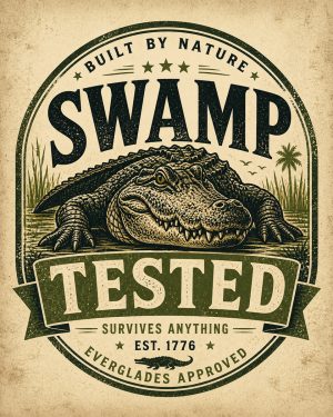 Swamp Tested - Everglades National Park Art Print
