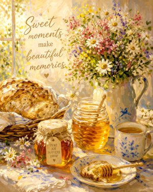 Sweet Moments - Honeybee Art Print