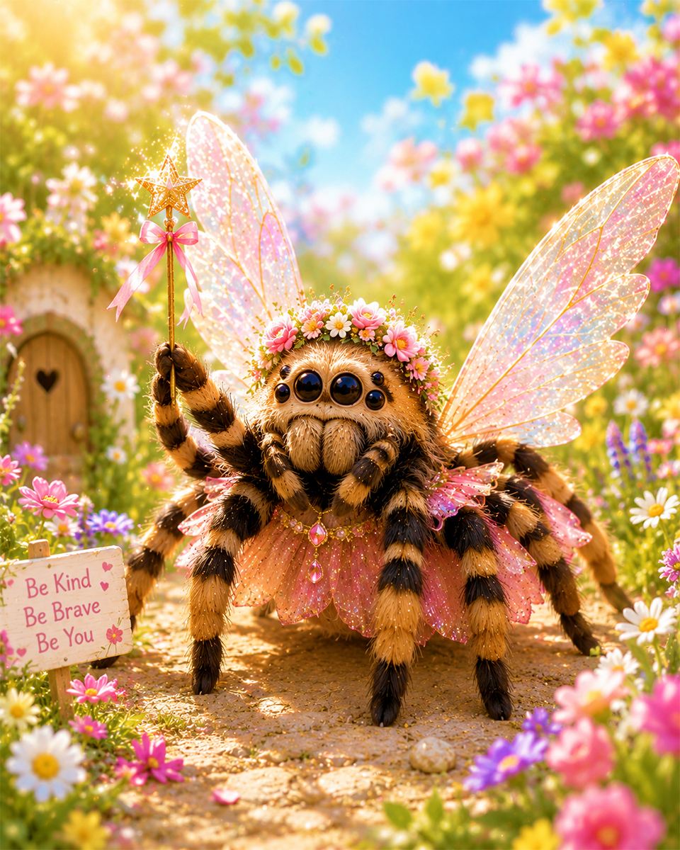Tarantula Fairy - Animal Fairies - Children's Fantasy Artwork