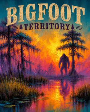 Territory Swamp - Bigfoot Wall Art