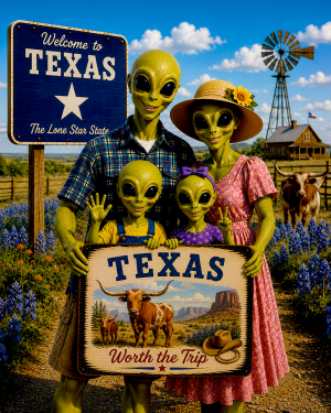 Texas - Alien Family - Worth the Trip