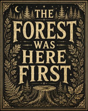 The Forest Was Here First - Folk Horror - Appalachian Gothic Art Print