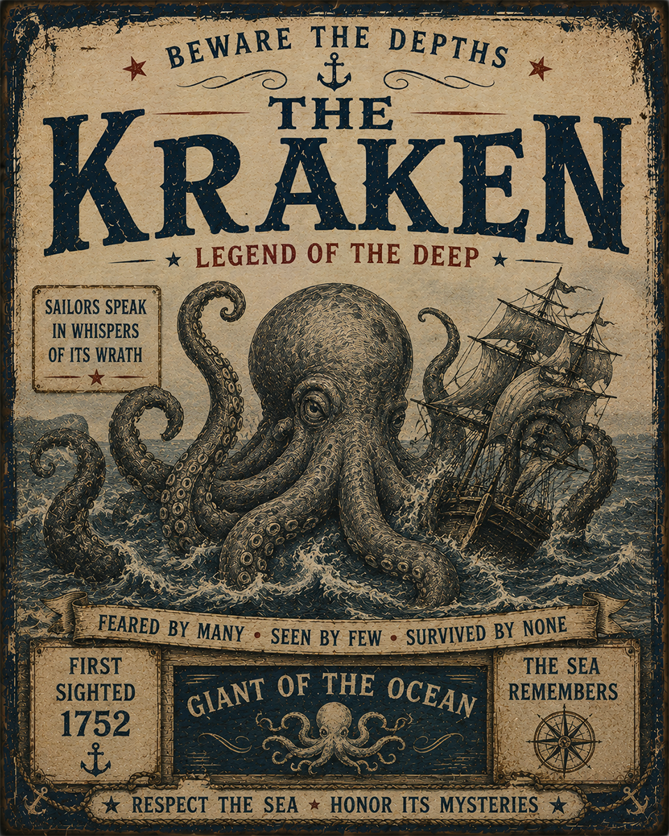 The Kraken - Coastal Nautical Nostalgia
