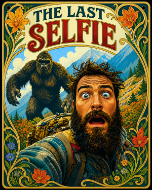 The Last Selfie - Bigfoot Wall Art