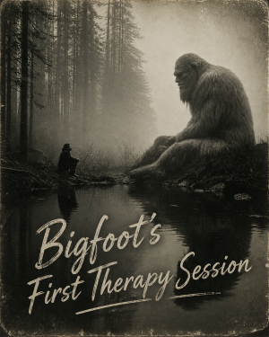 Therapy Session - Bigfoot Wall Art