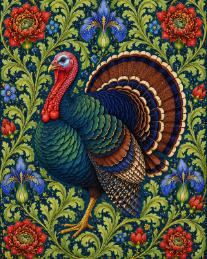 Turkey - 19th Century Arts and Crafts Style Art Print