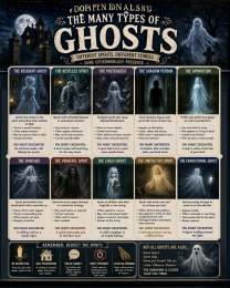 Types of Ghosts Chart Art Print