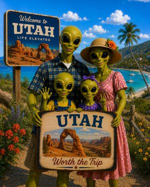 Utah - Alien Family - Worth the Trip