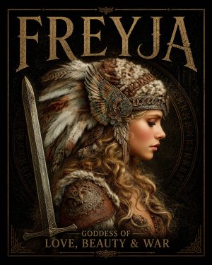Valshamr and Sword - Freyja the Norse Goddess Art Print