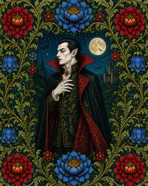 Vampire - Art Nouveau Fantasy Artwork