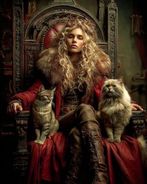 Victorian Style - Freyja the Norse Goddess Art Print
