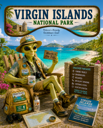 Virgin Islands National Park Souvenir Art Print
