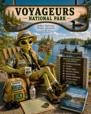 Voyageurs National Park Souvenir Art Print