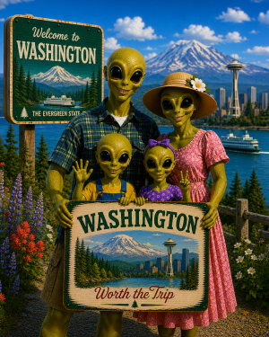 Wahington - Alien Family - Worth the Trip