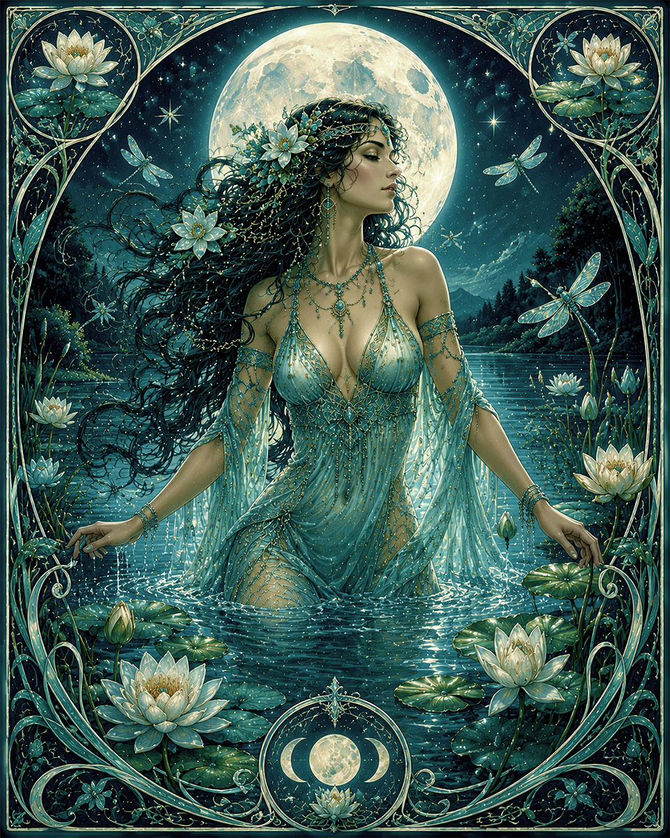 Water Goddess - Wiccan and Pagan Artwork