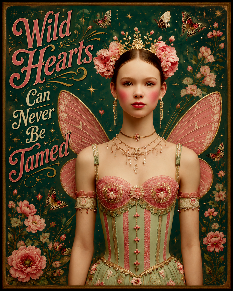 Wild Hearts Can Never Be Tamed 2 - Fairy Wall Art