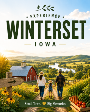 Winterset Iowa - Agri-Tourism Art Print