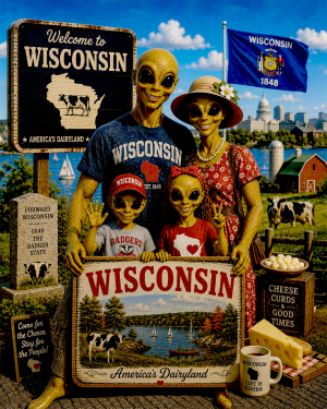 Wisconsin - Alien Family - Worth the Trip