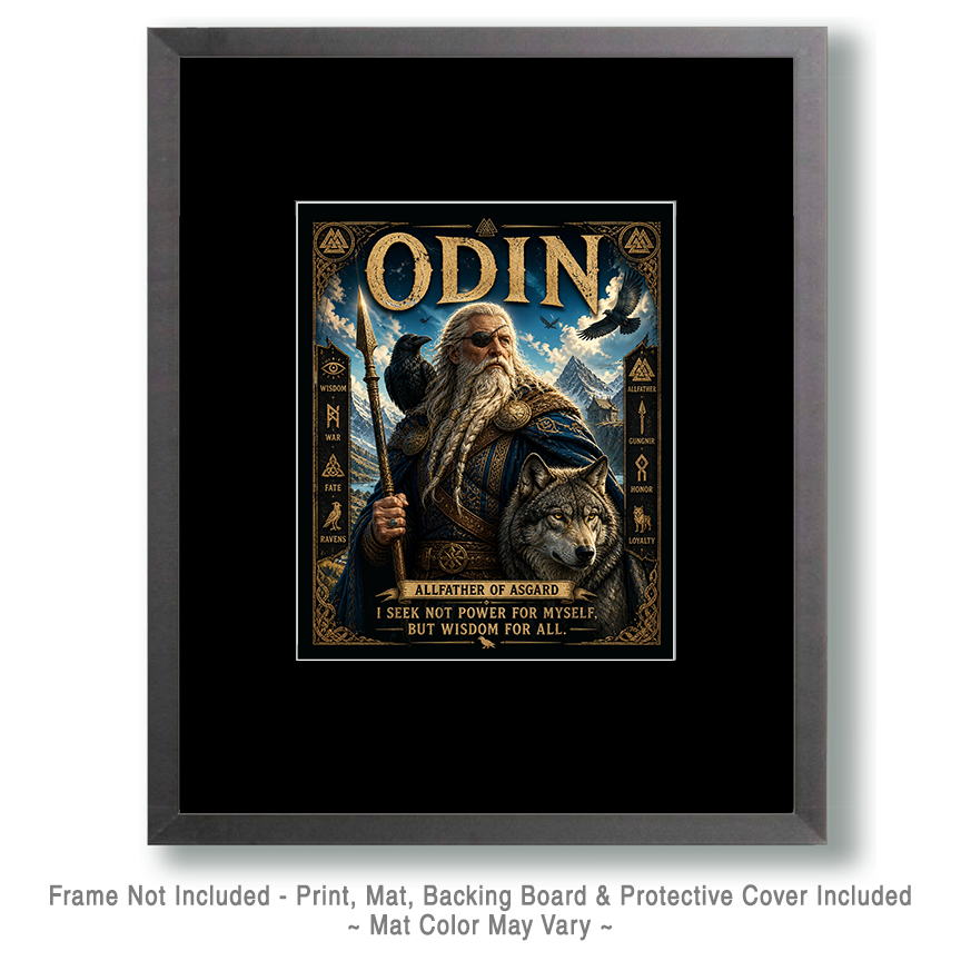 Wisdom for All - Norse Mythology Art Print - Image 2