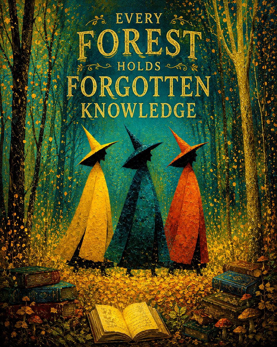 Witch Artwork - Every Forest Holds Forgotten Knowledge