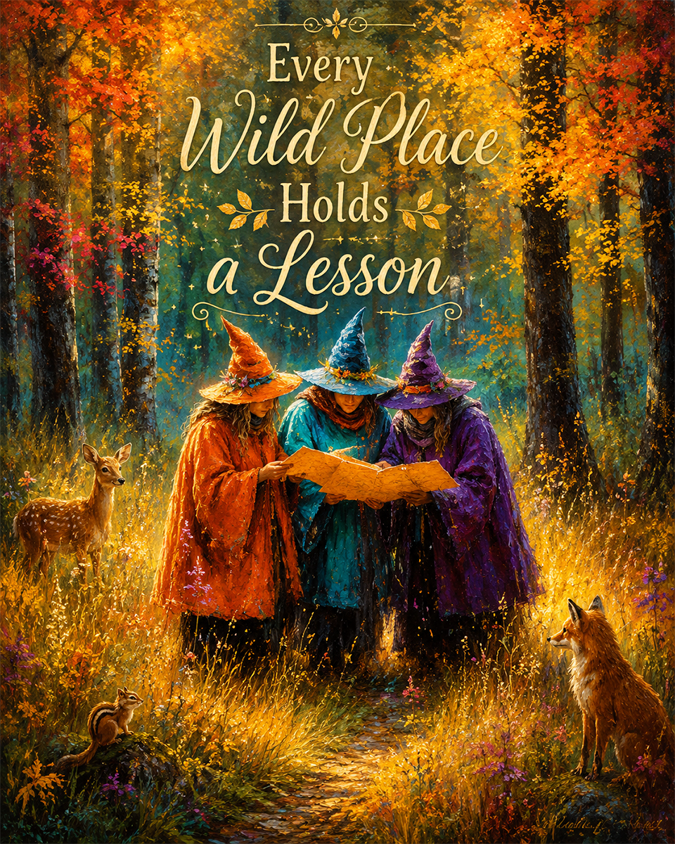 Witch Artwork - Every Wild Place Holds a Lesson